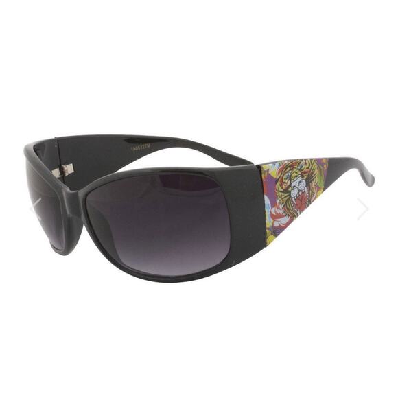 Vintage Dead Stock Black Tiger Tattoo Sunglasses - Picture 3 of 3